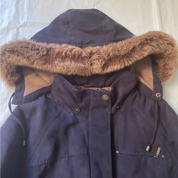 🧥 London Fog Women’s Winter Coat - Dark Navy Blue, Size Medium 🧥 - Picture 8 of 16